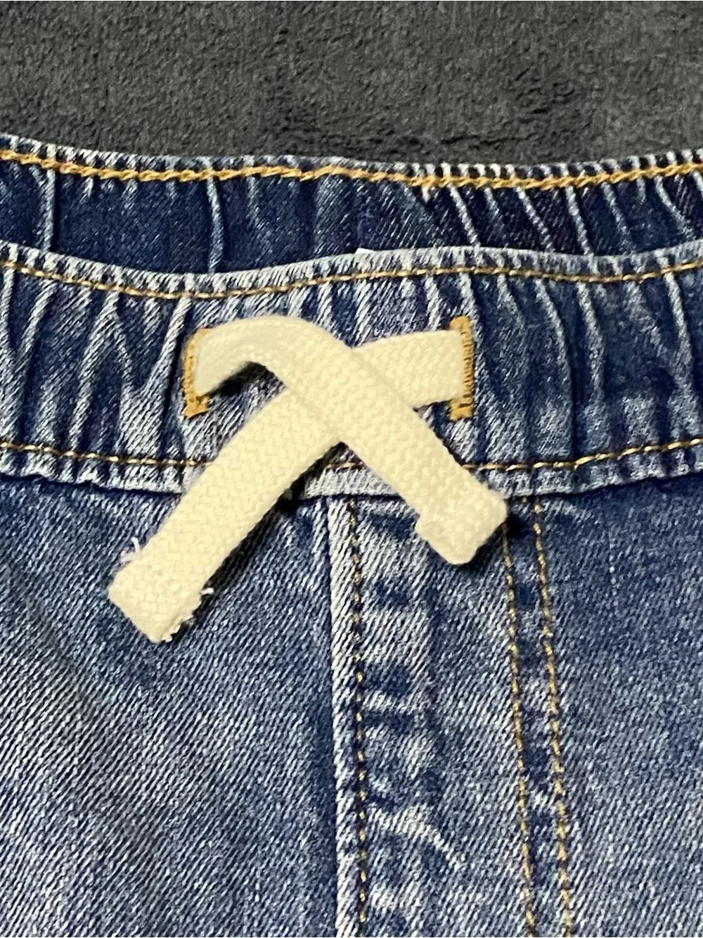 NEW Old Navy Jean Shorts Kids Boys XXL 18 Jorts Stretch Pull on Denim Bermuda